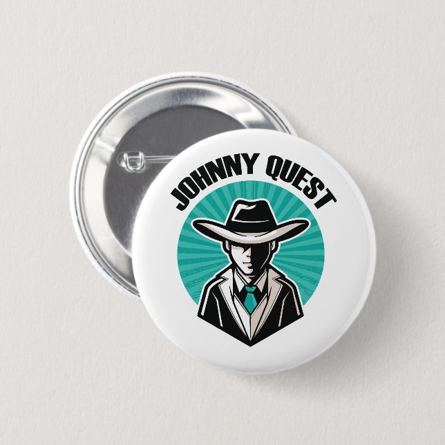 Johnny Quest 6 Cm Round Badge (Front & Back)