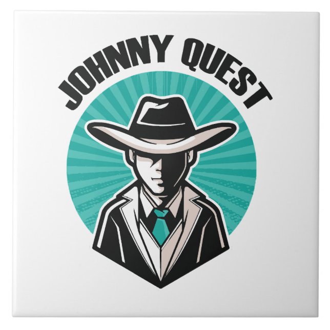 Johnny Quest Ceramic Tile (Front)