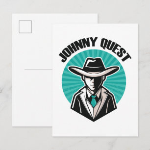 Johnny Quest Invitation Postcard