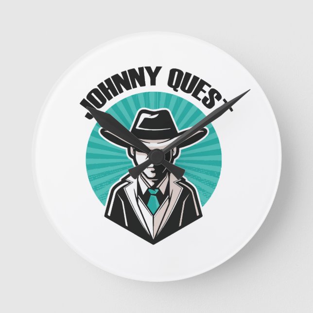 Johnny Quest Round Clock (Front)