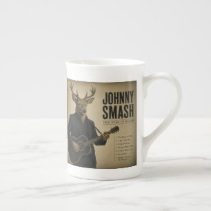 Johnny Smash Album: a Parody Bone China Mug