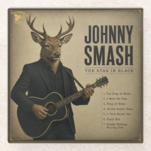 Johnny Smash Album: a Parody Glass Coaster
