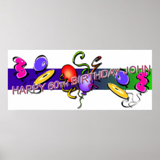 John's 60th poster