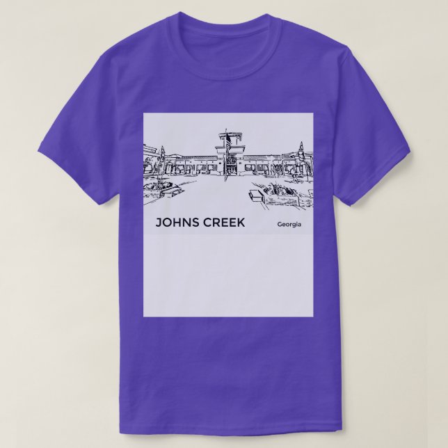 Johns Creek Georgia TShirt (Design Front)