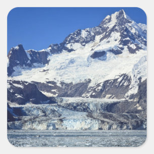 Johns Hopkins Glacier in Glacier Bay NP Square Sticker