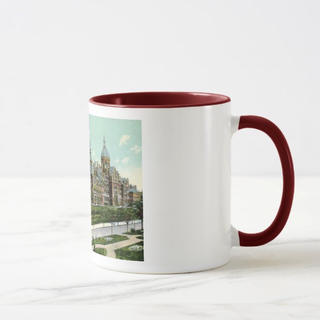Johns Hopkins Hospital, Baltimore 1910 Vintage Mug (Right)