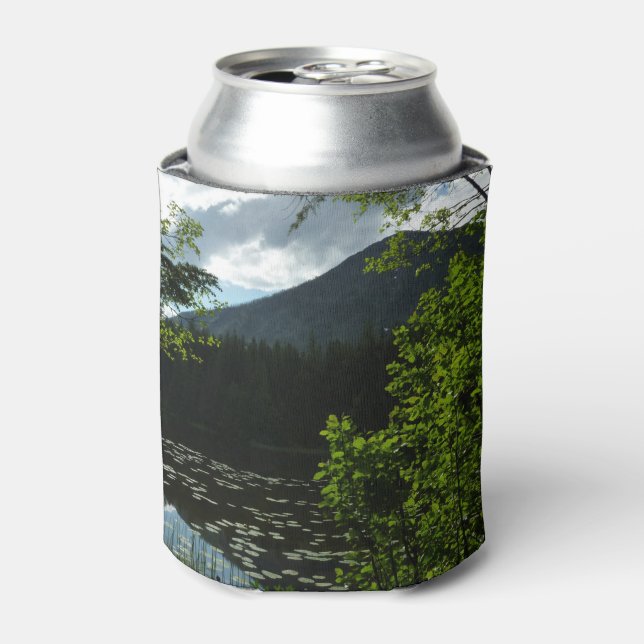 Johns Lake I at Glacier National Park Can Cooler (Can Front)