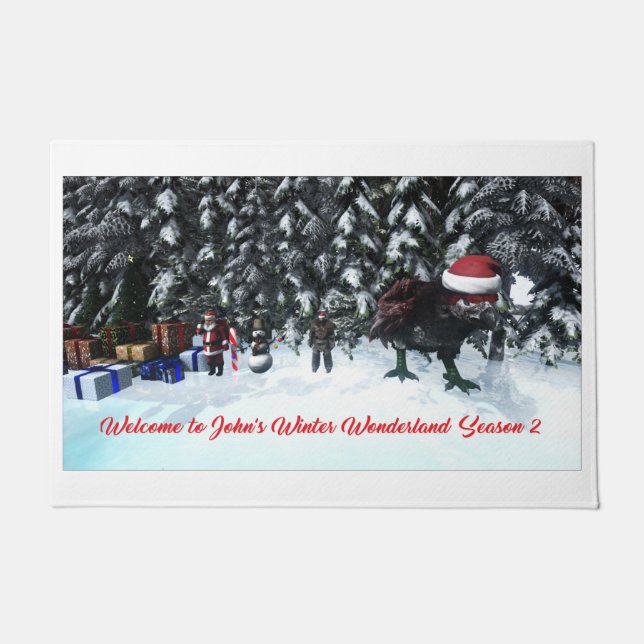 John's Winter Wonderland Season 2 Turmatte Doormat (Front)