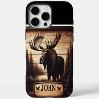 John's Woodland Moose Sign