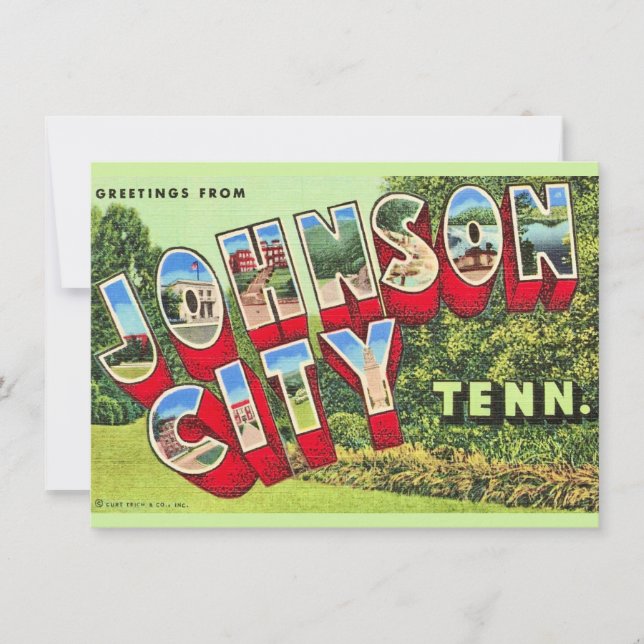 Johnson City TN Moving Announcement (Front)