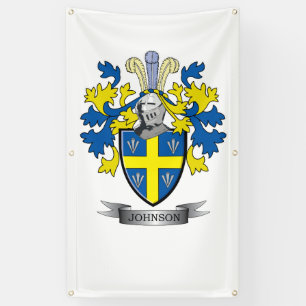 Johnson Coat of Arms Banner