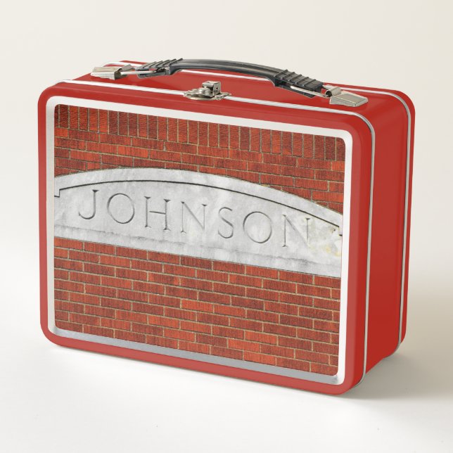 Johnson Family Namesake Metal Lunch Box (Front)