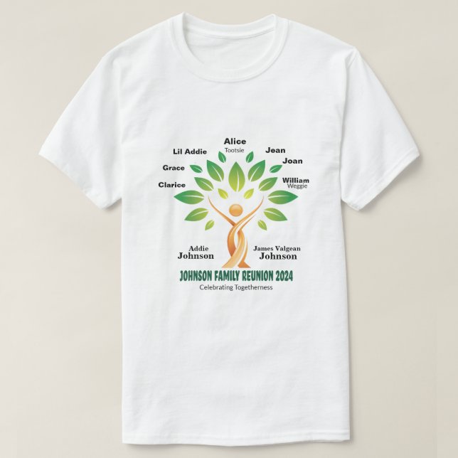 Johnson Family Reunion Basic T-Shirt (Design Front)