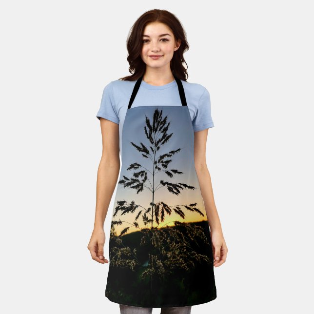 Johnson Grass  All Over Print Apron (Worn)