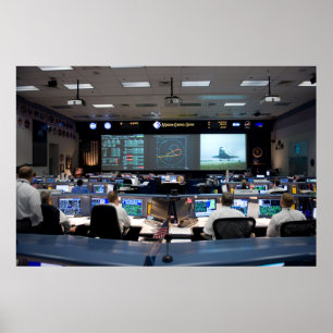 Johnson Mission Control Centre Poster