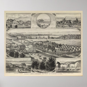 Johnson residence, Pottawatomie County, Kansas Poster