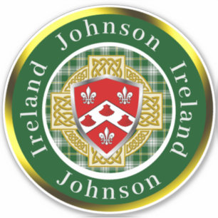 Johnson Shield & Celtic Cross Personalized