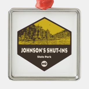 Johnson's Shut-Ins State Park Missouri Metal Ornament