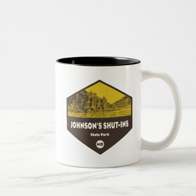 Johnson's Shut-Ins State Park Missouri Two-Tone Coffee Mug (Right)