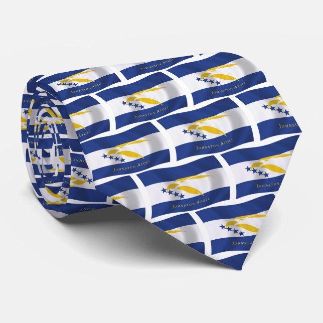 Johnston Atoll Flag Tie (Rolled)