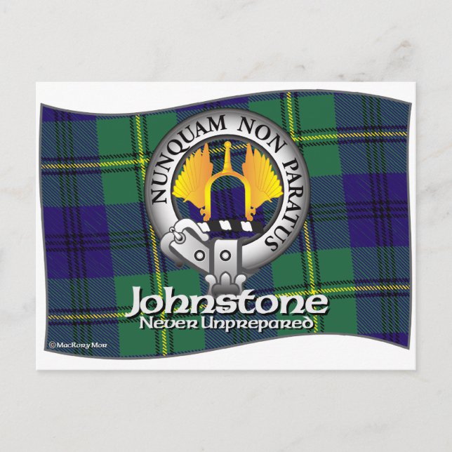 Johnston Johnstone Clan Postcard (Front)