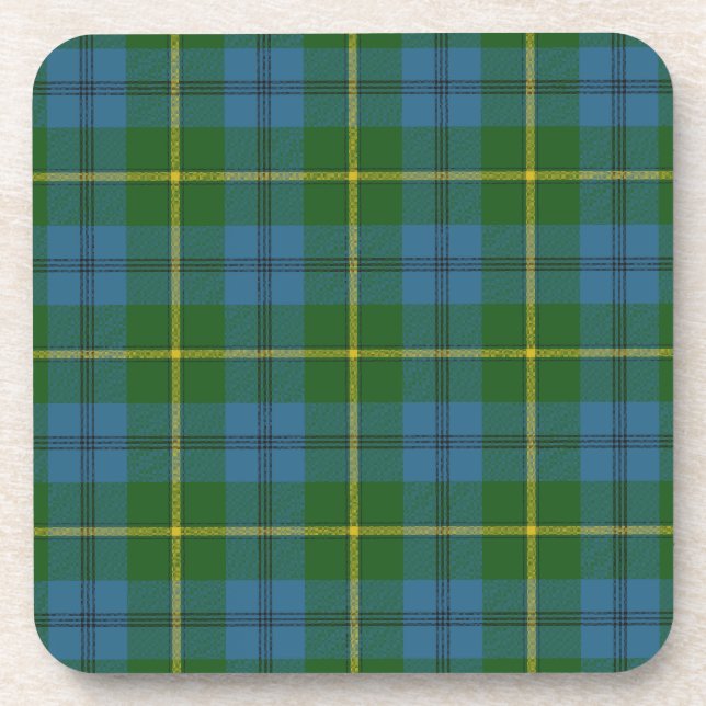 Johnston Tartan Coasters (Front)