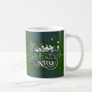 Johnston Tartan Grunge Coffee Mug