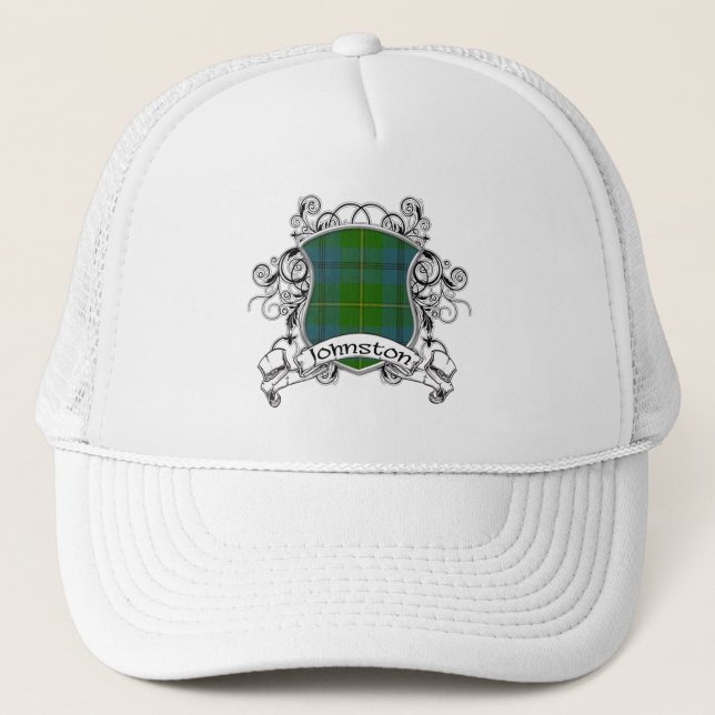 Johnston Tartan Shield Trucker Hat (Front)