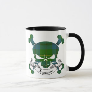 Johnston Tartan Skull Mug