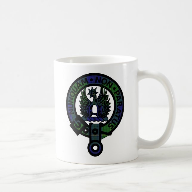Johnstone Clan Crest Coffee Mug (Right)