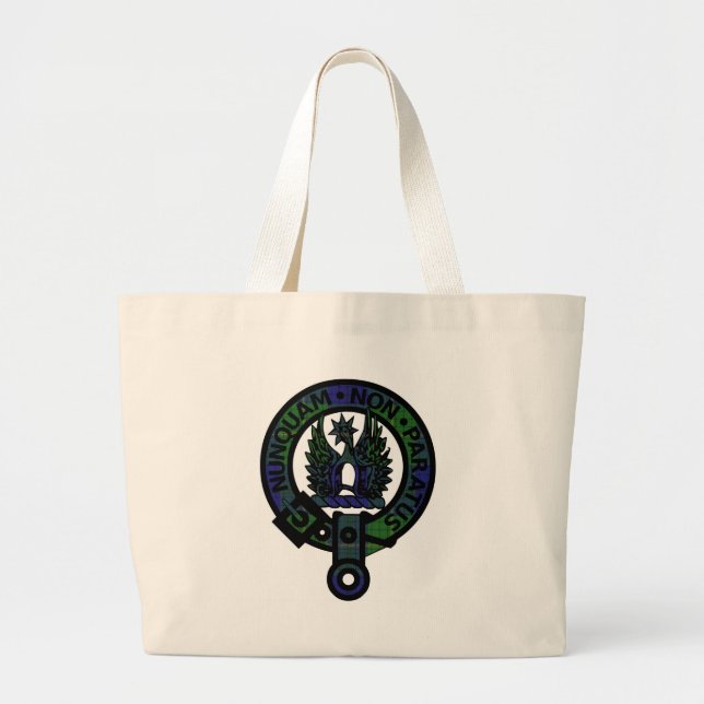 Johnstone Clan Crest Large Tote Bag (Front)