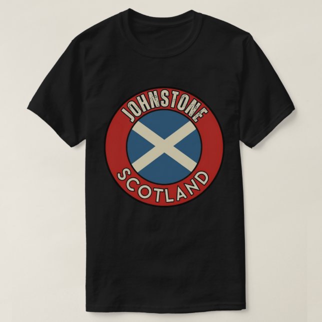 Johnstone, Scotland T-Shirt (Design Front)