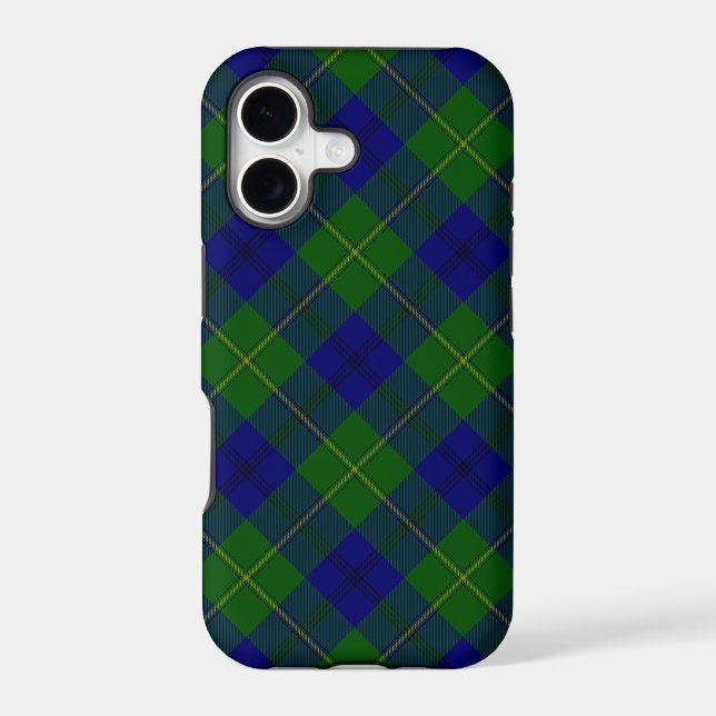Johnstone tartan blue green plaid (Back)