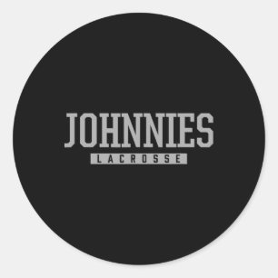 Johnstown Johnnies Lacrosse Hs Classic Round Sticker
