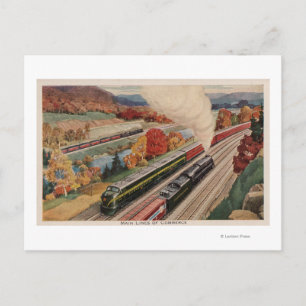 Johnstown, Pennsylvania (Commerce Trains) Postcard