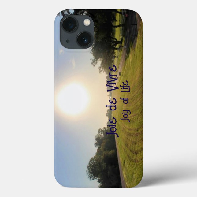 Joie de Vivre Phone Case – Navy Edition (Back)