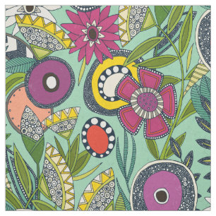 joie floral mint fabric