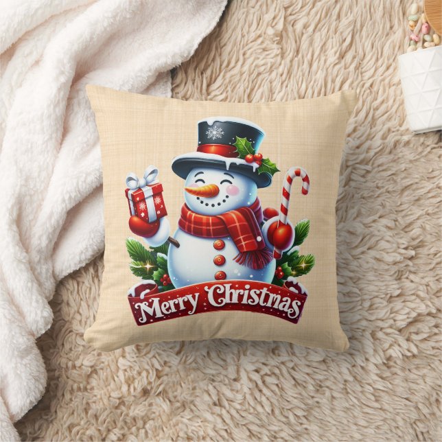 Joie Hivernale Festive Cushion (Blanket)