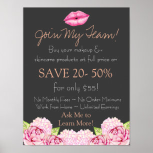 Join My Team - Lipsense Display Sign