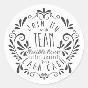 Join My Team Stickers - Marketing Stickers
