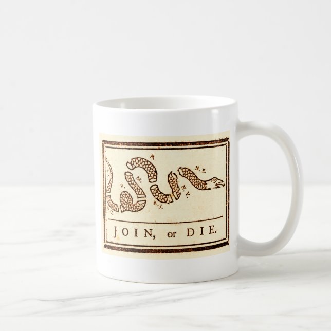 Join or Die Coffee Mug (Right)