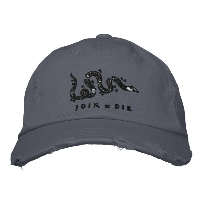 Join or Die Embroidered Hat (Front)