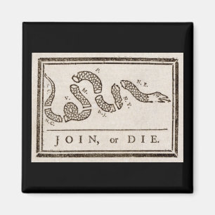 Join, or Die Flag Magnet