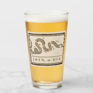 Join or Die Glass