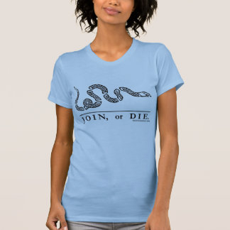 Join or Die Ladies Petite t-shirt