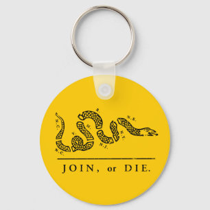Join or Die - Libertarian Key Ring