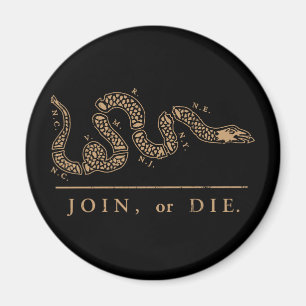Join or Die Libertarian Magnet