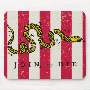 Join or Die Mousepad