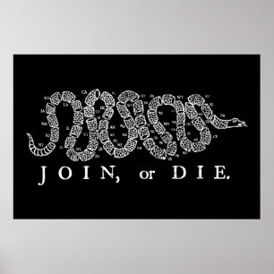 Join or Die Print