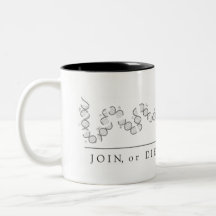 Join or Die -Science mug (right handed)